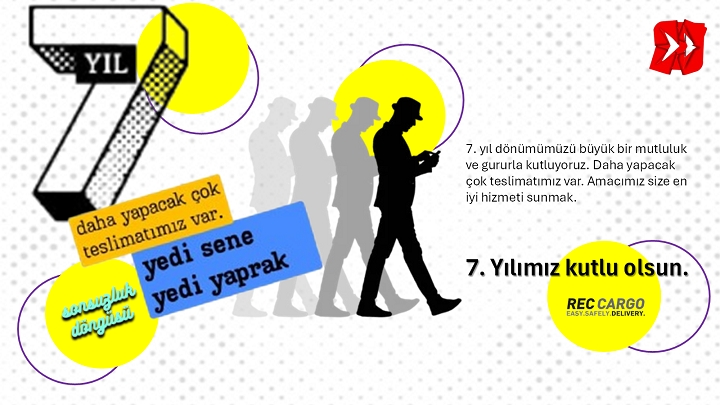 7 yaşına girmenin sevinci içindeyiz... 